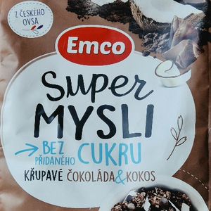 Emco Super Mysli křupavé čokoláda & kokos