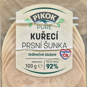 Pikok Pure Kuřecí prsní šunka 92%