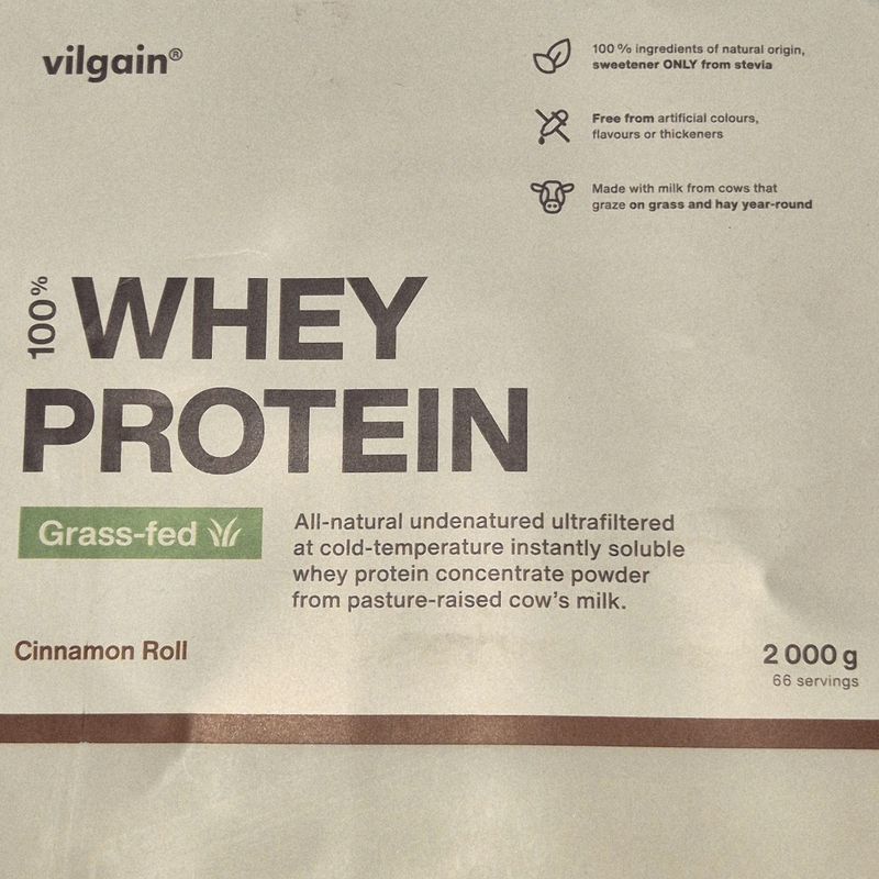 Vilgain 100% Whey Protein Cinnamon Roll